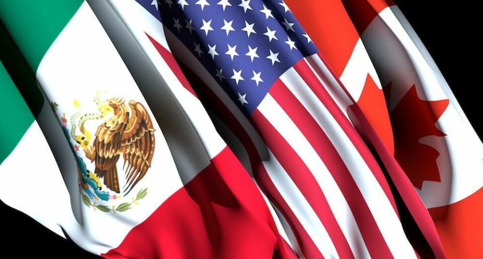 The USMCA is up for review in 2026, but threatened tariffs by Trump could break the agreement USMCA_FLAGS