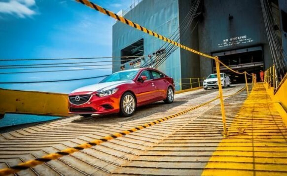 Pasha Automotive Services, which operates the National City Marine Terminal in San Diego, reported a rise in import volumes last year pasha_mazda-13w